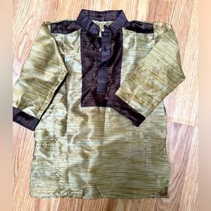 Little boys Indian pure silk kurti/ punjabi shirt